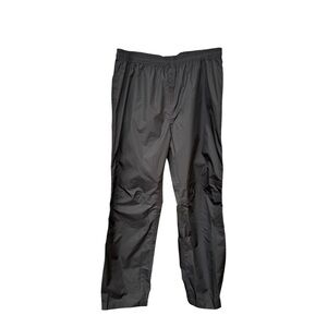 Magellan Outdoors Women’s Black Packable Rain Pants Size Large Water Resistant